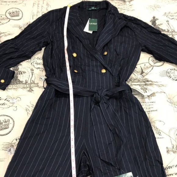 Ralph Lauren Striped Jumpsuit BOUTIQUE - Picture 10 of 12